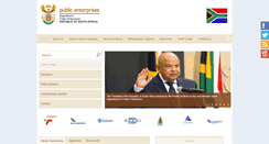 Desktop Screenshot of dpe.gov.za